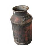 Vintage Farmhouse Dairy Metal Milk Can