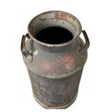 Vintage Farmhouse Dairy Metal Milk Can