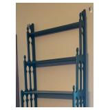 Vintage Wooden Wall Shelf with Ornate Cutouts