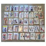 Collection of 35 Vintage Sewing Patterns from Simplicity, McCalls, Butterick, and More