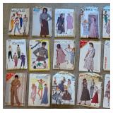 Collection of 35 Vintage Sewing Patterns from Simplicity, McCalls, Butterick, and More