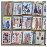 Collection of 35 Vintage Sewing Patterns from Simplicity, McCalls, Butterick, and More