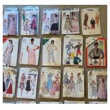 Collection of 35 Vintage Sewing Patterns from Simplicity, McCalls, Butterick, and More