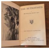 Set of 8 Antique Sir Walter Scott Books by Oxford University Press