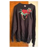 Collection of 4 Holiday-Themed Sweatshirts, Various Sizes