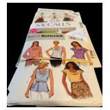 Variety of Sewing Patterns including McCalls, Butterick and More