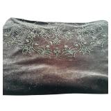 Fabric Remnants including Three Yards of White Lace