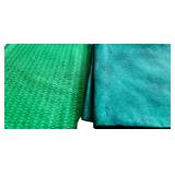 Fabric Remnants including Three Yards of White Lace