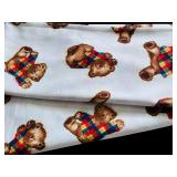 Variety of Fabric in Bears, Hearts, Rainbows and More