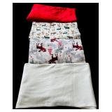 Cozy, Winter Themed Fabric Remnants