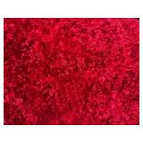 White and Red Large Incredibly Soft Fabric Remnants