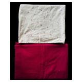 Two Large Fabric Remnants