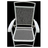 Pair of Metal Patio Chairs and Table / Metal Patio Bistro Set