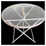 Pair of Metal Patio Chairs and Table / Metal Patio Bistro Set