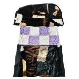 Three Handcrafted Lap Blankets including a Polar Fleece Lap Blanket