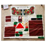 Two Christmas Cut and Sew Projects including a Yuletide Treasures Christmas Stocking Pattern