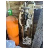 Antique Hand Crank Drill Press