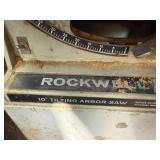Rockwell/Delta 10" Tilting Arbor Saw