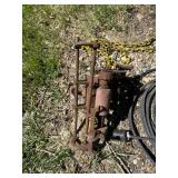 Chain, Extension Cord & Vintage Hand Crank Sharpener