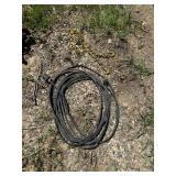 Chain, Extension Cord & Vintage Hand Crank Sharpener