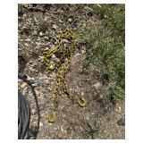 Chain, Extension Cord & Vintage Hand Crank Sharpener