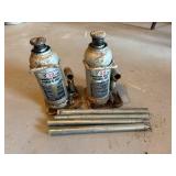 2 - 12 Ton Hydraulic Jacks