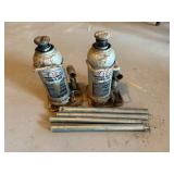 2 - 12 Ton Hydraulic Jacks