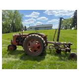 1942 Case DC Tractor with Massey Harris Sickle Mower