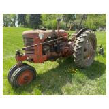 1942 Case DC Tractor with Massey Harris Sickle Mower