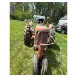1942 Case DC Tractor with Massey Harris Sickle Mower