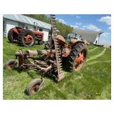 1942 Case DC Tractor with Massey Harris Sickle Mower