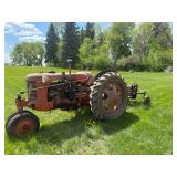 1942 Case DC Tractor with Massey Harris Sickle Mower