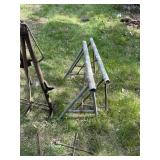 Jacks, Tire Irons, Metal Saw Horses