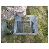 Mixed Vintage Lot - Metal Dairy Tote, Blow Torches, Lights