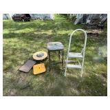 Shop Stool, Step Ladder, Moving Carts