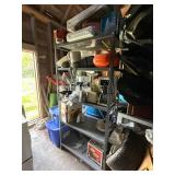 Shelving Unit & Everything on It