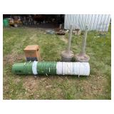 5 Gallon Pails, Smoking Outposts & Glass Water Jug