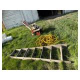 Rototiller, Rope & Wood Ladder