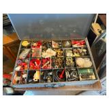 Metal Organizer & Contents