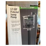 New 1/3HP Pedestal Sump Pump
