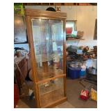Lighted Corner Cabinet