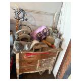 Vintage Dresser & Everything on and Inside It