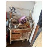 Vintage Dresser & Everything on and Inside It