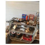 Imperial Stainless Steel Cart & Everything on It