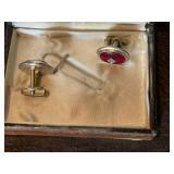 Vintage Cardboard Photos, Jewelry & Cast Iron Pig