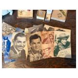 Vintage Cardboard Photos, Jewelry & Cast Iron Pig