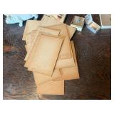 Vintage Cardboard Photos, Jewelry & Cast Iron Pig