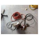 Extension Cord, Jumper Cables & Shop Light