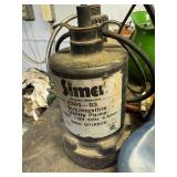 Simer Submersible Pump & Vintage R-W Seat