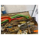 Everything On & In Cabinet - Tools, Xmas Lights, Light Bulbs